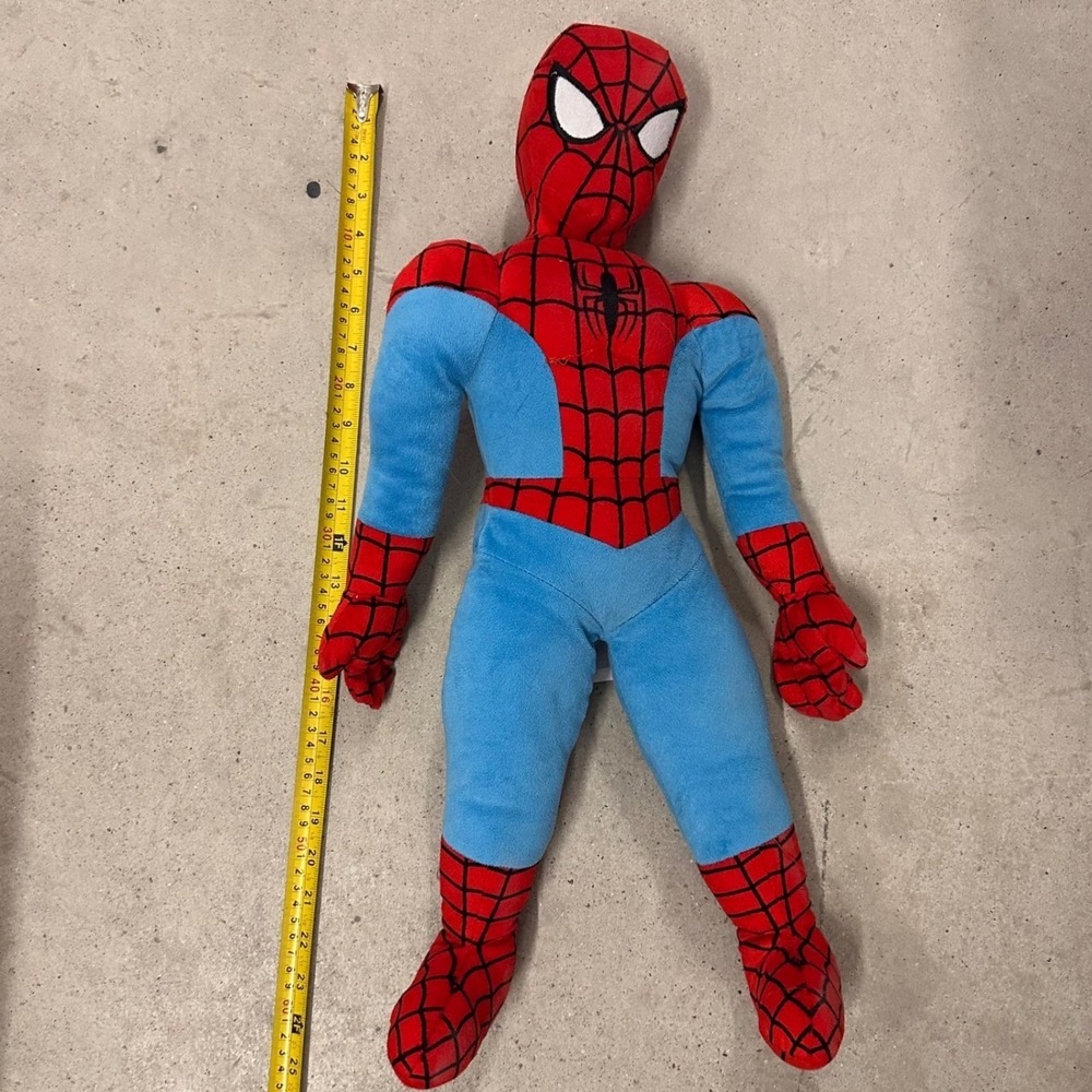 Marvel Spider-Man Plush Doll Huggable Stuffed Toy Red Blue 20 Inch Superhero - Picture 2 of 6